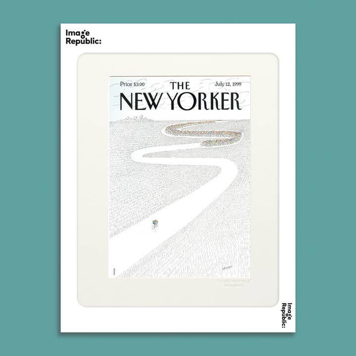 30x40 cm THE NEWYORKER 46 SEMPE CYCLISTES 50993 pour la vente par Image Republic