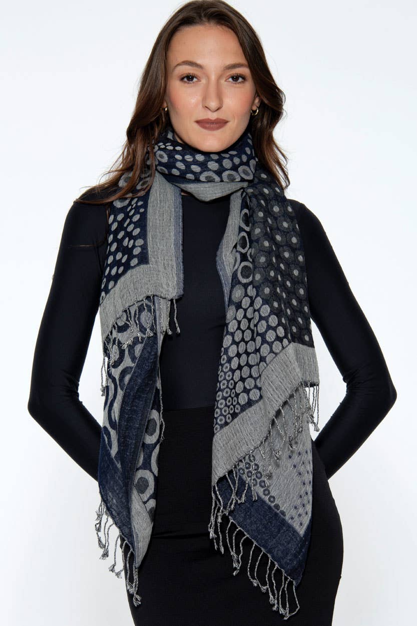 Sevya Handmade - Wholesale Wrap - Women's - Kalya Wool & Cotton Shawl14