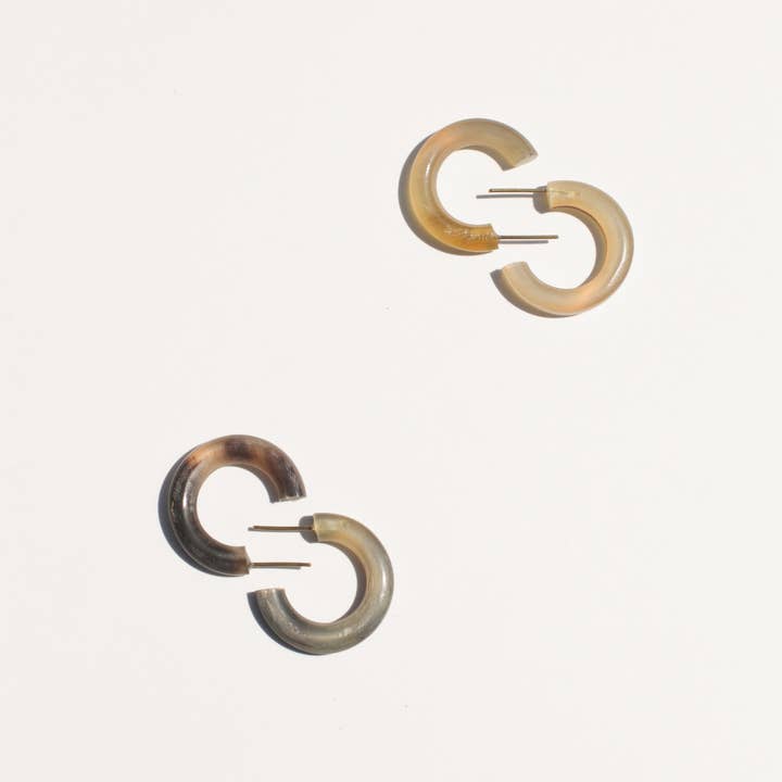Rover & Kin - Wholesale Hoop Earrings - Horn Essential Hoops7