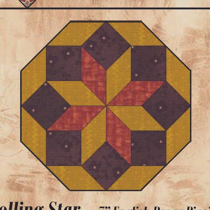 Traditional Primitives - Wholesale Craft Sewing Kit - English Paper Pieced Pincushions0