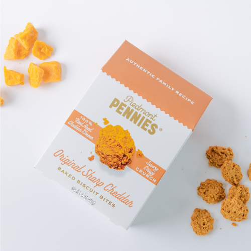 Piedmont Pennies - Wholesale Crackers - Original Sharp Cheddar Cheese Crackers, Boxes (6)9