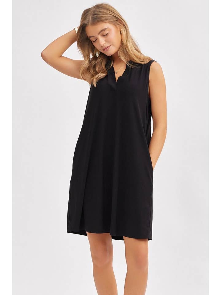 Dear Scarlett - Wholesale Dress - Women's - Elegant Solid Colored Dress