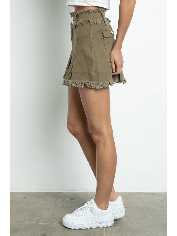 KIWI - Wholesale Skort - Women's - IS2478 Stretch denim skort2