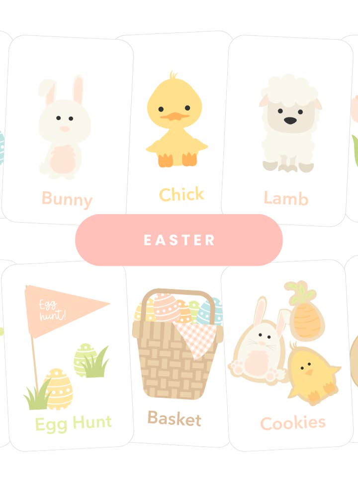 Easter Flashcards for wholesale by GoodnightFox