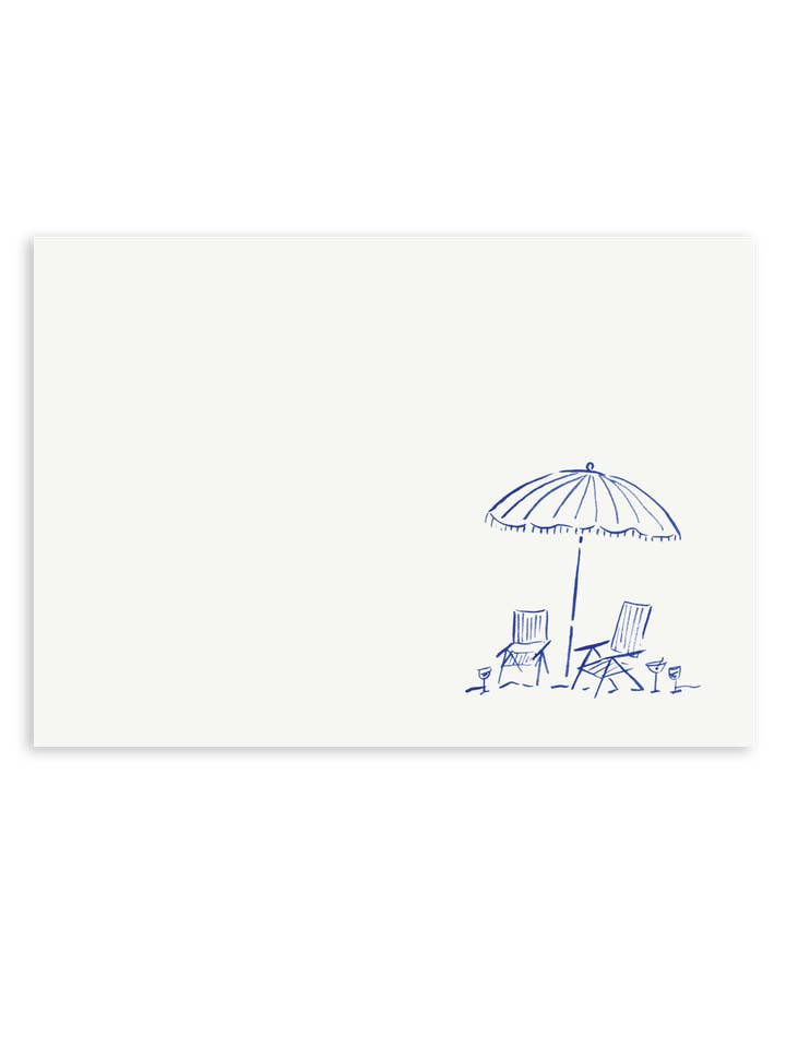 Beach Day Stationery Set - Blank for wholesale by Sarah Writes In Ink