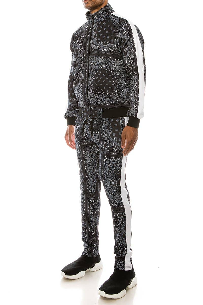 Victorious - Wholesale Tracksuit - Men's - ST804 Bandana Track Suits Pre-Pack2