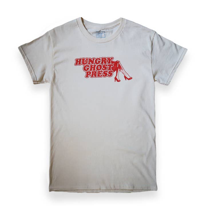 Leg Show Tee for wholesale by Hungry Ghost Press