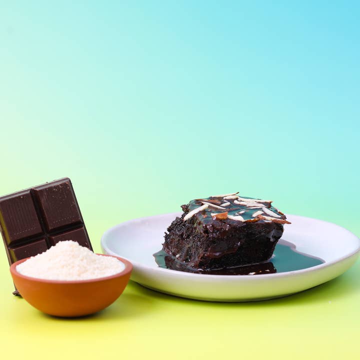 DIY Kagekit - Hirse Chokolade Sodavandskage for engroshandel hos Aunty Misri DIY Baking Kits