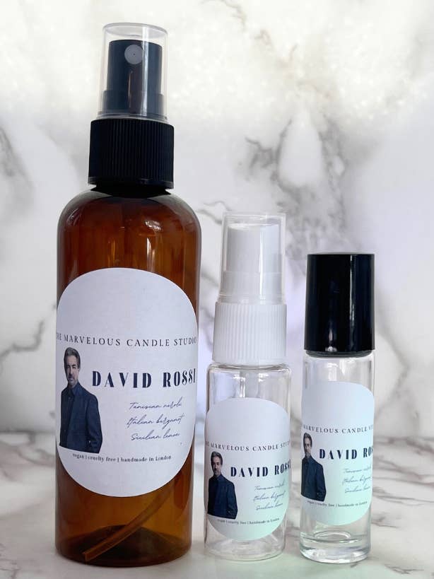 David Rossi Parfume og Rumsprays for engroshandel hos Marvelous Candle Studio