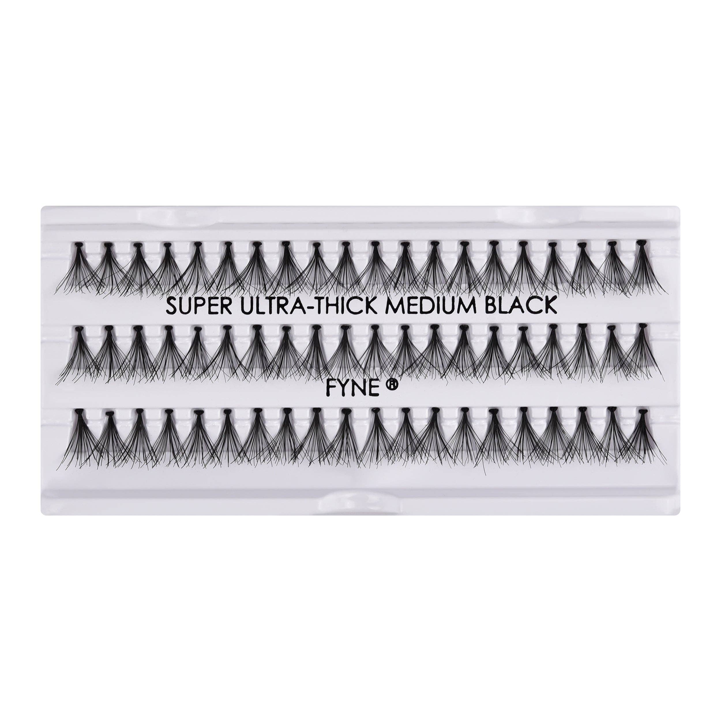 Fine Lines (UK) Ltd - Wholesale False/fake eyelashes - Super Ultra Thick Individual Eyelash Extensions - Medium 627-123