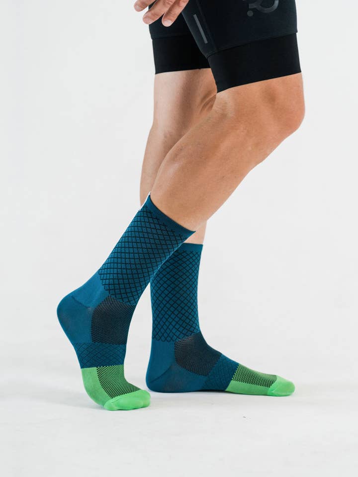 Calze da tour - Verde Ondulato per la vendita all'ingrosso da parte di Down The Road