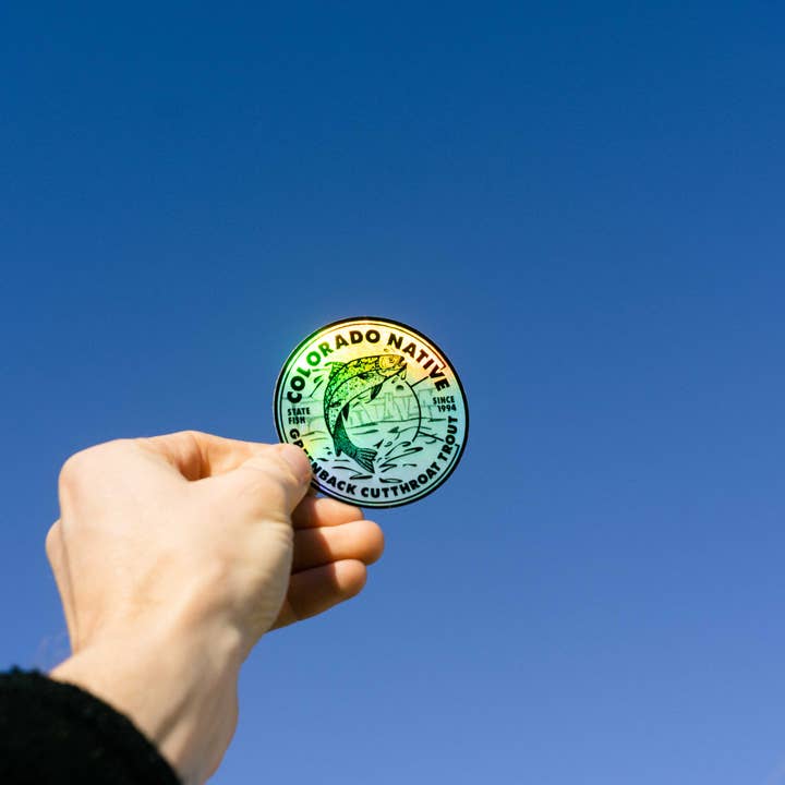 Greenback Cutthroat Trout Sticker for wholesale by Stray Wild