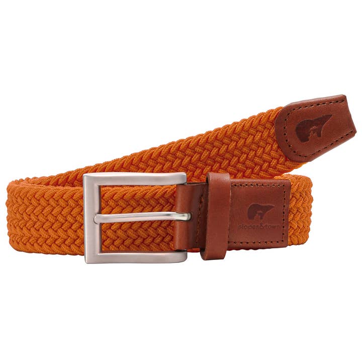 Gerecycleerde elastische gevlochten riem Ronnie voor wholesale door Slopes&Town