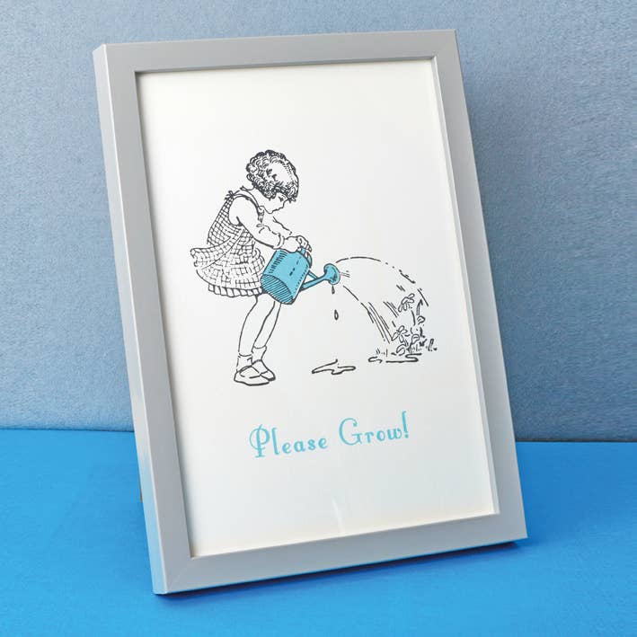 SPP03 Vintage Gardening A4 Art Print for wholesale by Dyson Design