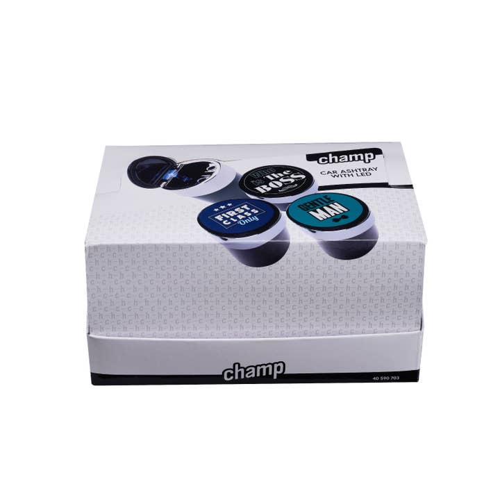 Champ by Polyflame - Wholesale Ashtray - Car ashtray with LED, BIG BOSS8