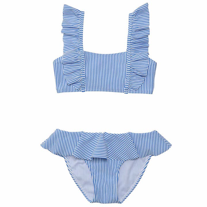 Snapper Rock Swimwear UPF50+ - Wholesale Two Piece Swimsuit - Kids - Parisian Summer Frilled Bikini
