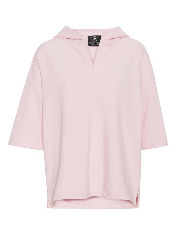 Selma Sweat Tee - Light Rose for wholesale by Treasure Atelier Copenhagen