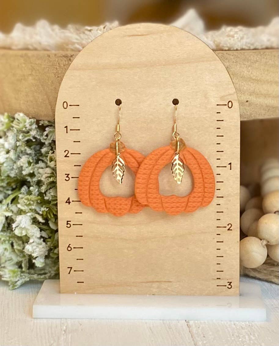 Clayhouse Colours - Wholesale Dangle Earrings - Pumpkin Earrings 7