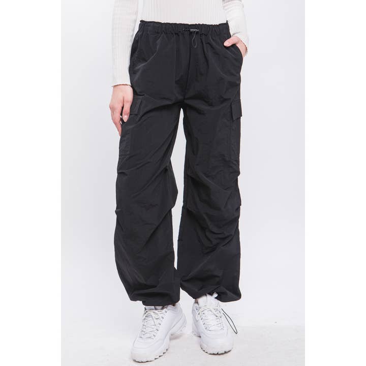 Apolline - Wholesale Pants - Women's - Loose Fit Parachute Cargo Pants