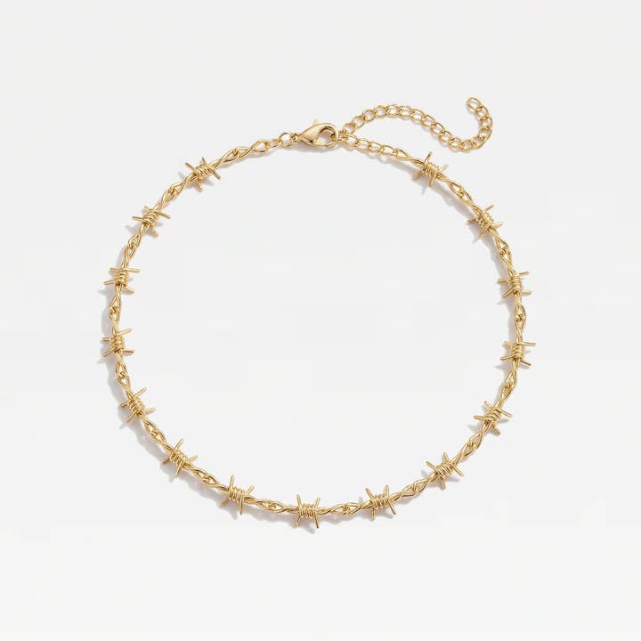 The Barb Wire Choker Danielle Guizio X The M Jewelers for wholesale by The M Jewelers
