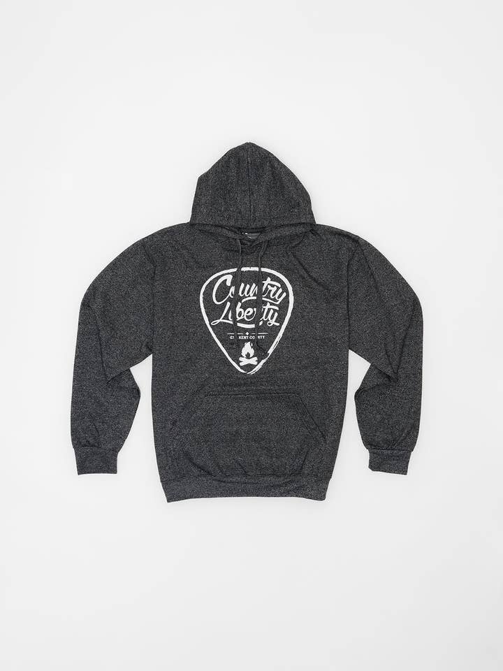 Heather Charcoal Unisex Hoodie for wholesale by Country Liberty