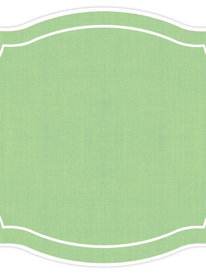 VINTAGE FRAME GREEN BURLAP TEXTURE LOOK PLACEMAT for wholesale by C SQUARED DESIGN