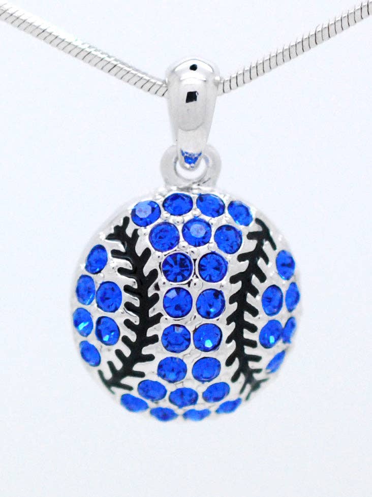 Fan Star Jewelry - Wholesale Pendant/Charm Necklace - Baseball/Softball Crystal Ball Necklace22