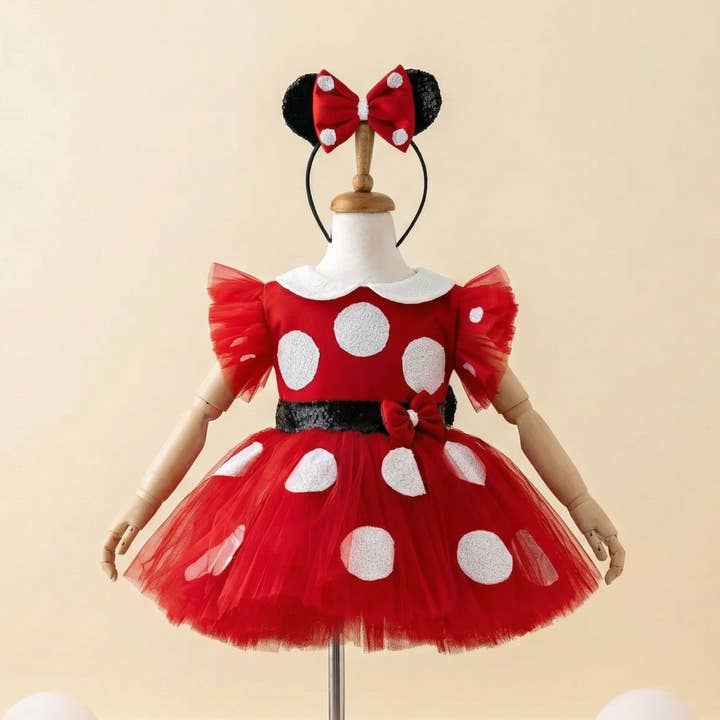 Minnie Mouse Kostuum Meisjes Jurk – Maat 3–4J voor wholesale door My Baby By Merry