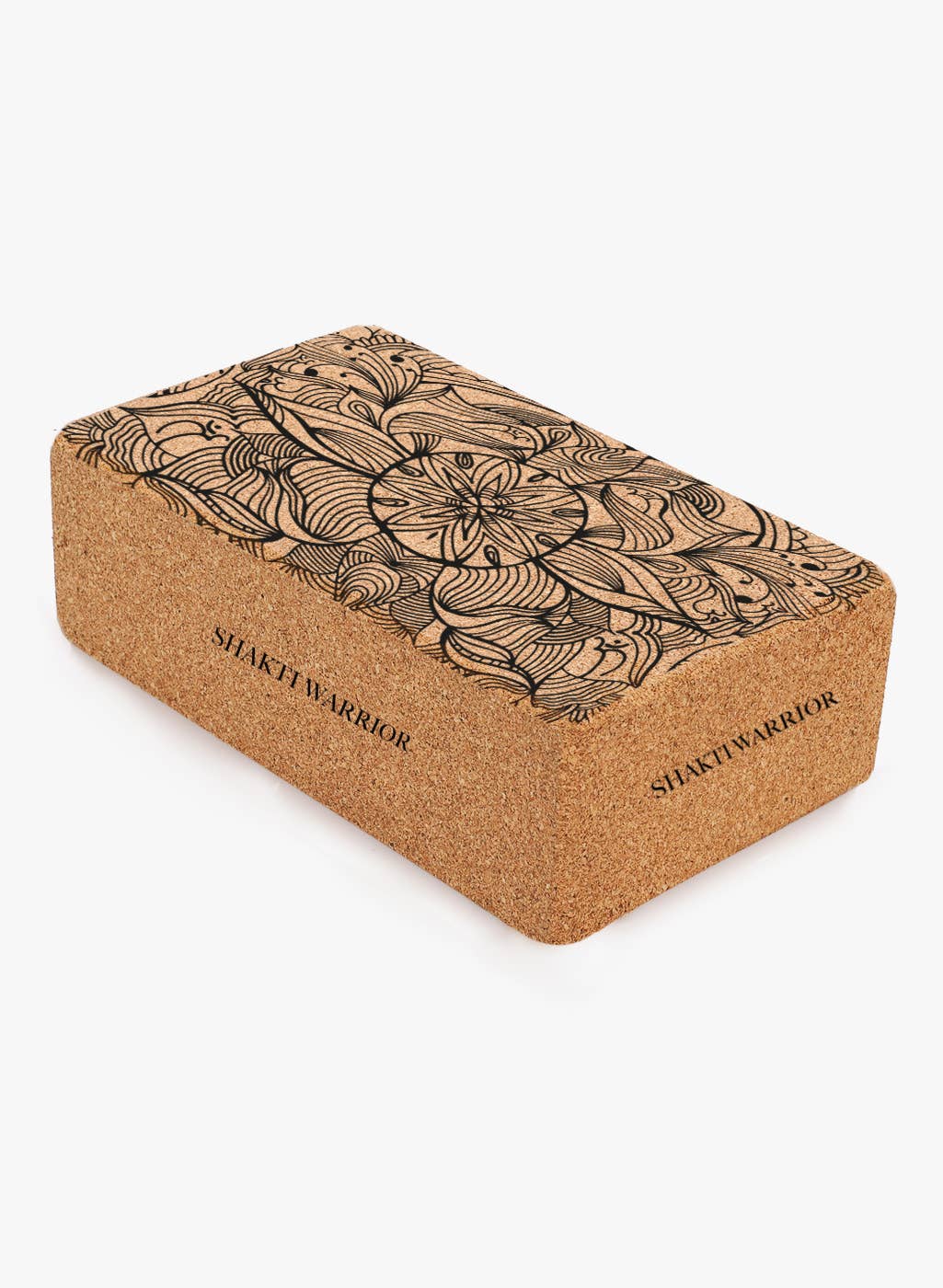 Shakti Warrior - Wholesale Yoga Block/Bolster - Sattva Cork Yoga Block1