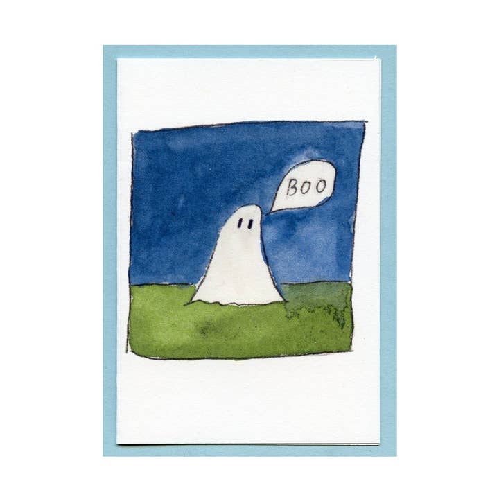 Scary Ghost kabinet kort for engroshandel hos Zucchini Fish