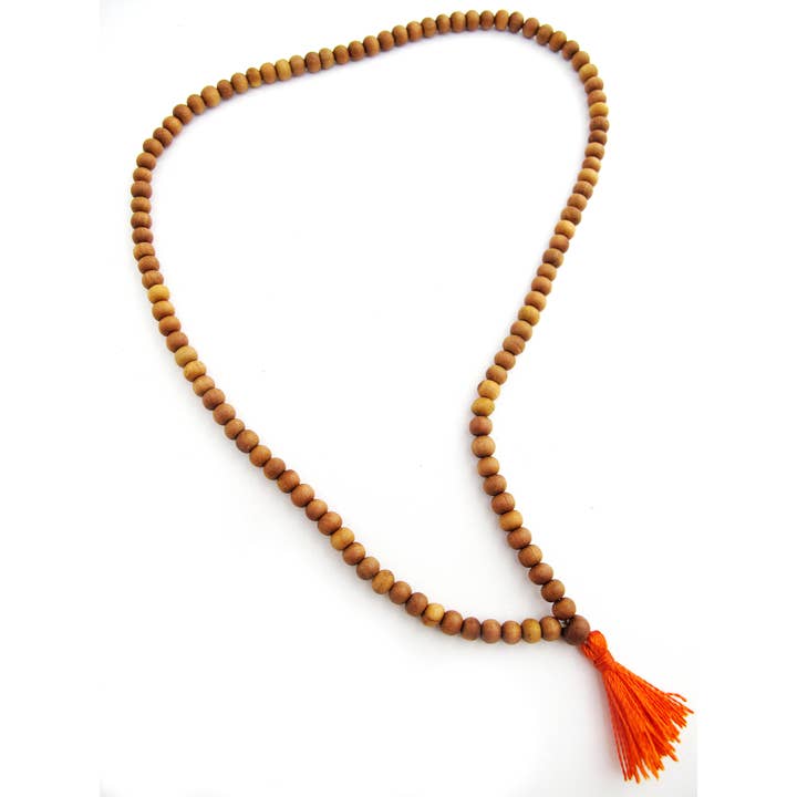 Tika - Wholesale Prayer beads necklace - Sandalwood Mala3