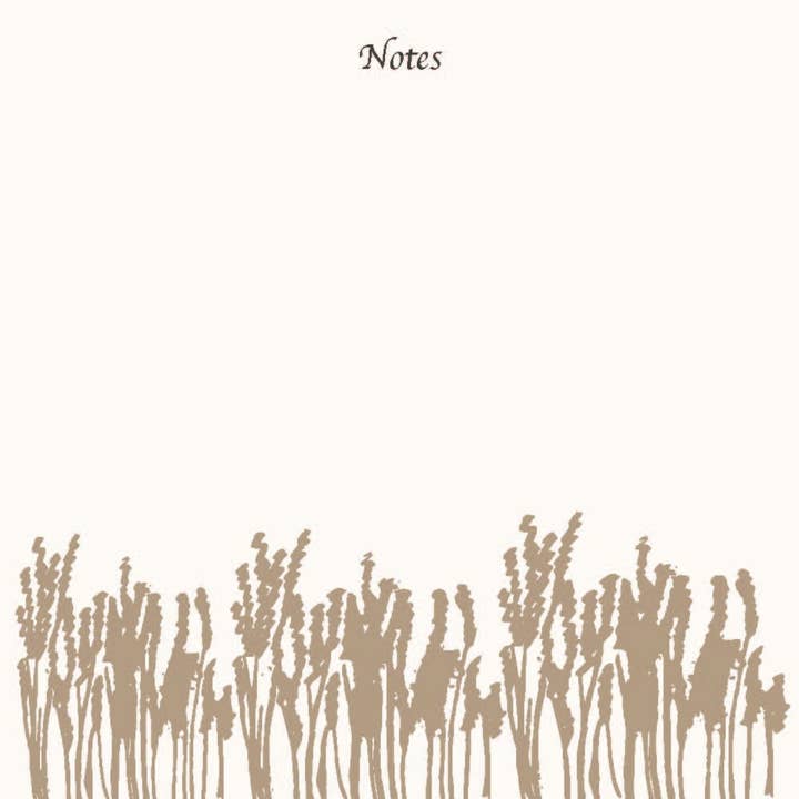 Meadow Silhouette Notepad for wholesale by Mon Petit Chou Art and Design