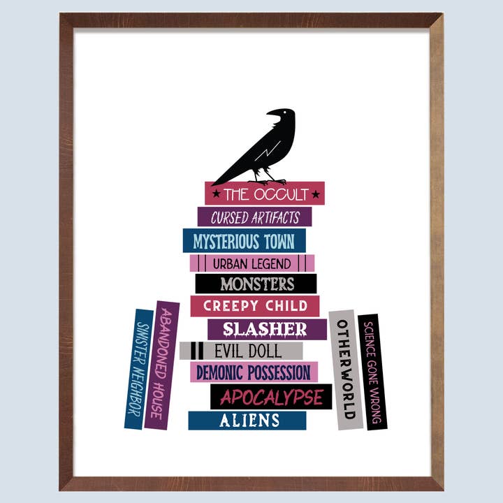 Horror-Tropen-Kunstdruck für den Großhandel von Chapter & Craft Studio