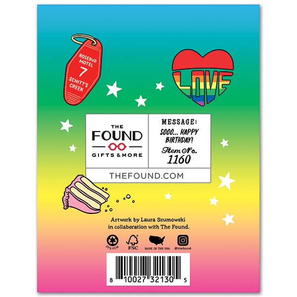 THE FOUND - Wholesale Birthday Card - David Happy Birthday Card2