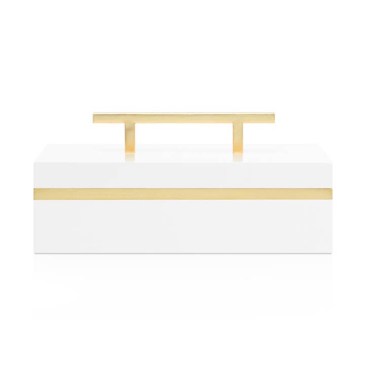 Coffret Blair - Blanc et doré (Single) pour la vente par Couture Lamps