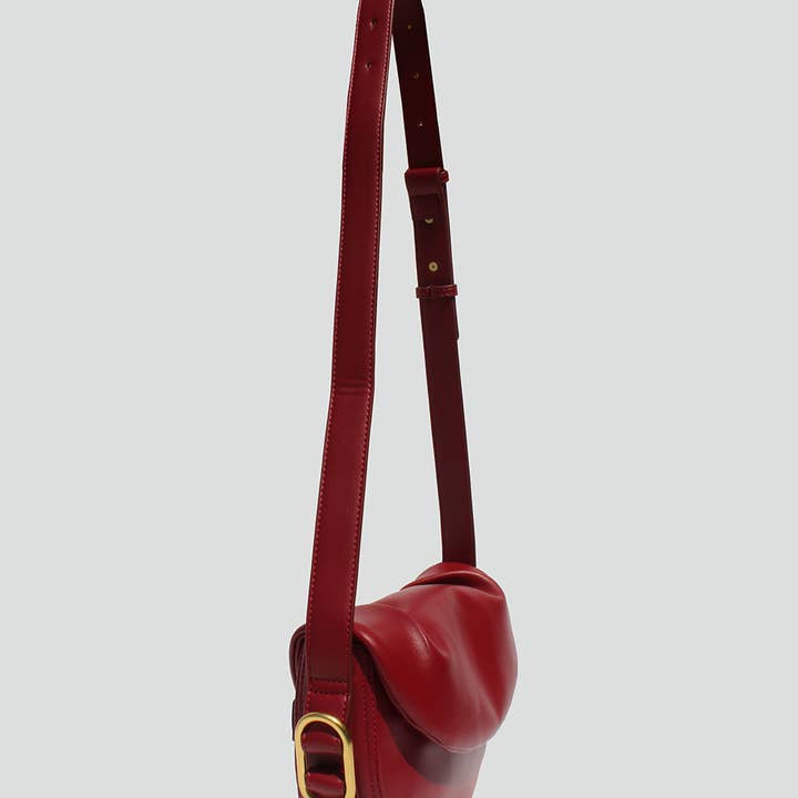 STREET LEVEL - Wholesale Crossbody Bag - Women's - Fleur Half Moon Crossbody