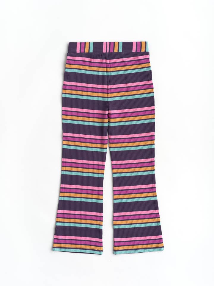 Retro Stripe Roller Rink Flares for wholesale on Faire1