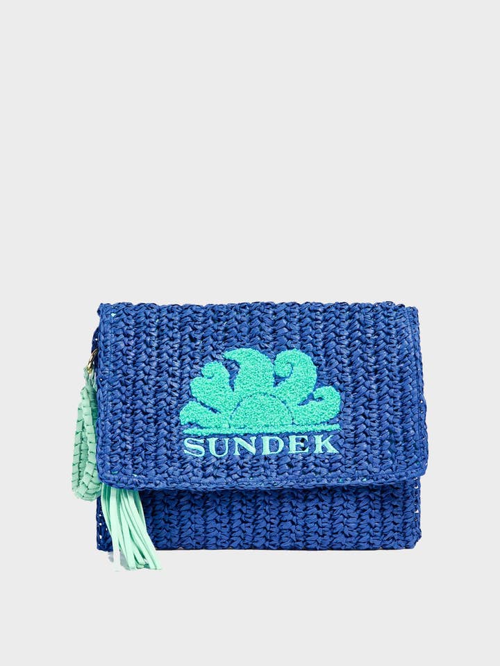 Pochette Sundek GABI en paille pour la vente par CRUSH STORE