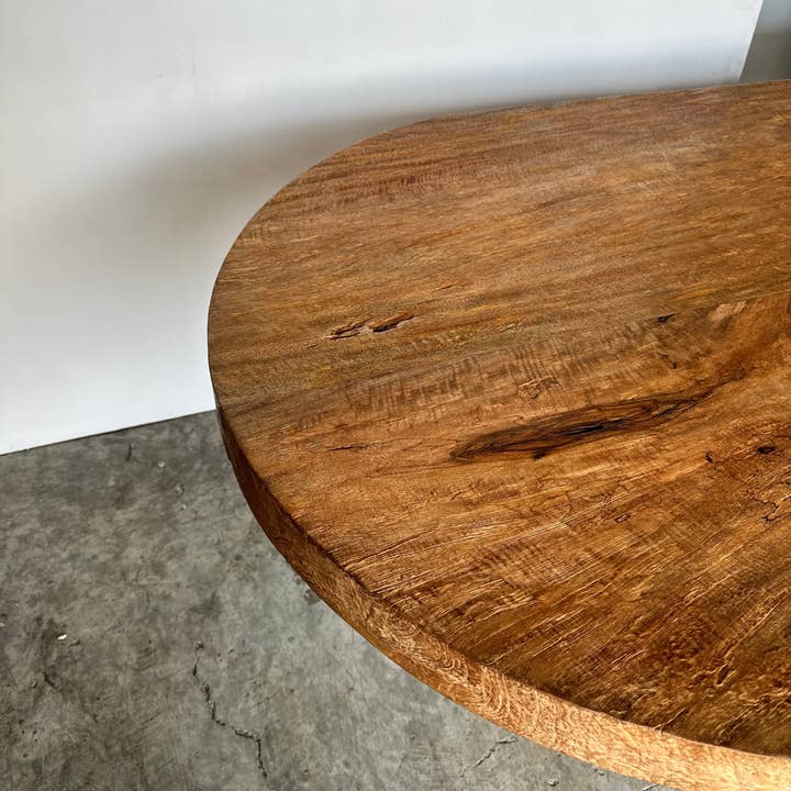 Office Objets - Wholesale Coffee Table - Massive mango wood table 2m10x1m55