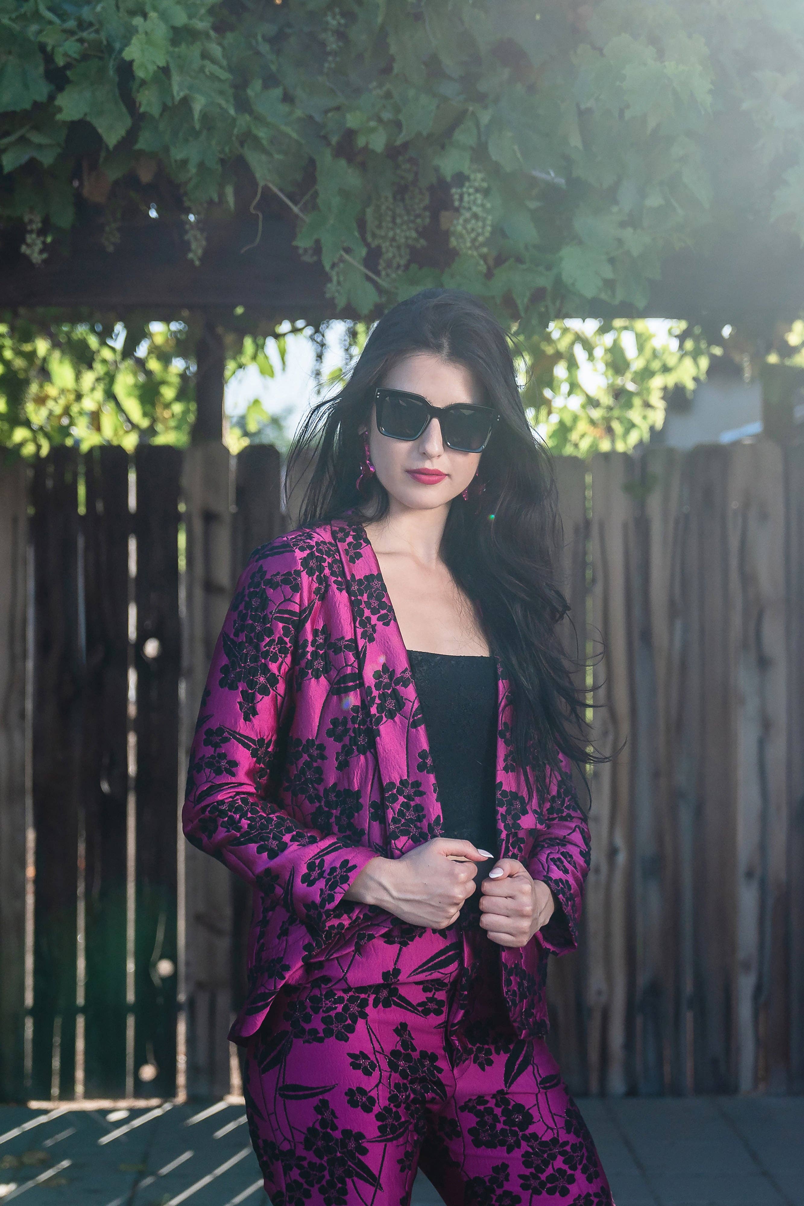 Jennafer Grace – wholesale Blazer – Women's – Raspberry Blossom Blazer3