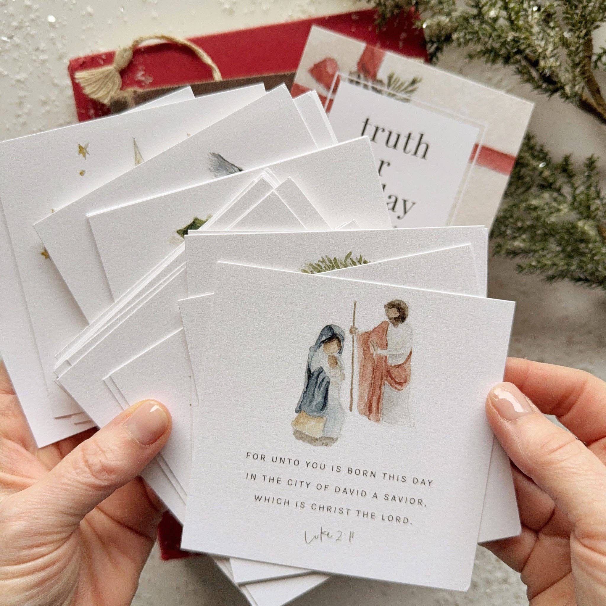 emily lex studio – wholesale Christmas card – christmas gift truth for today cards2
