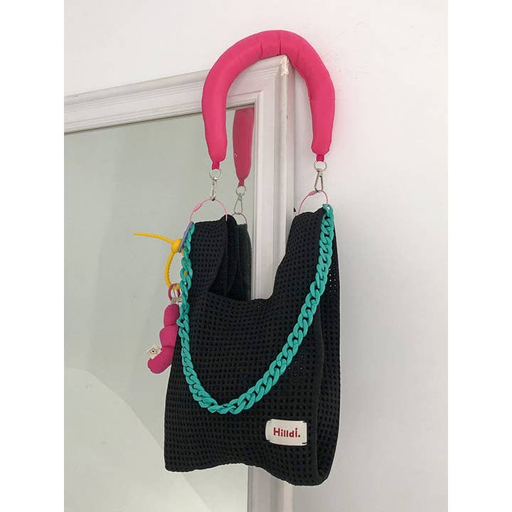 FurDecoration – wholesale Shoulder bag – women's – Chains Hollow Woven Shoulder Bags Handbags