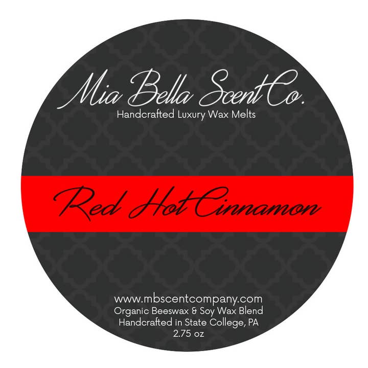 Cire à la cannelle chaude rouge pour la vente par Mia Bella Scent Company