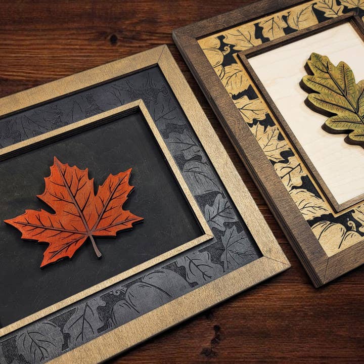 Harvest Frames Collection – Efterårsvægdekoration | Håndlavet træ for engroshandel hos OBX Prep