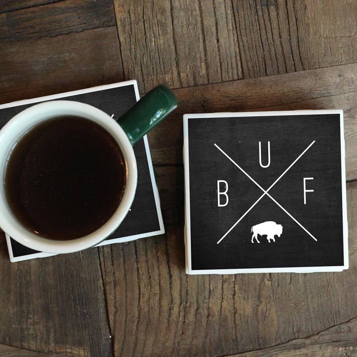 Buffalo BUF Coaster for wholesale by Melody Press Co.