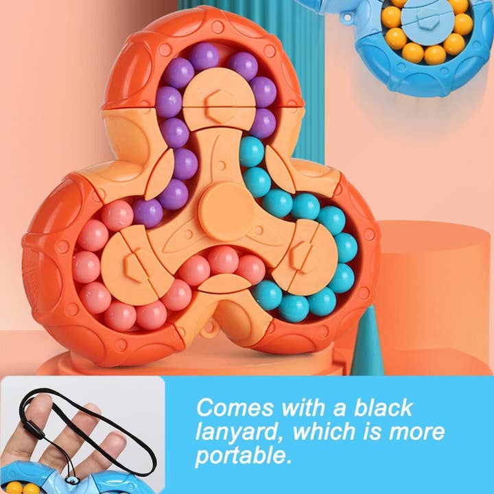 VIGOR - Wholesale Fidget toy – Kids - Magic Bean Rotating Brain Teaser Finger Puzzle Toy4