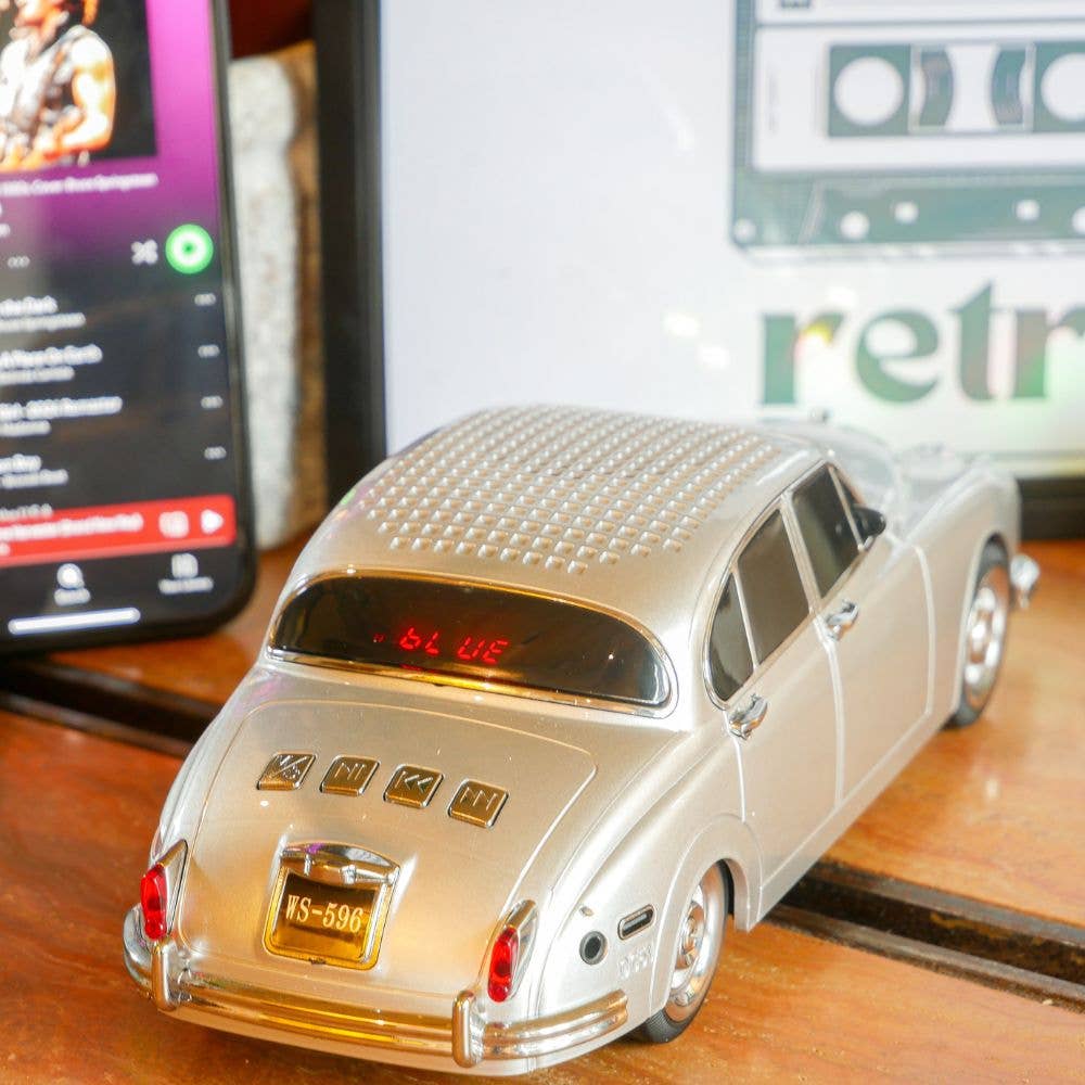 Steepletone UK Ltd - Wholesale Speakers - Retro Car Speaker - Bluetooth & FM Radio 4