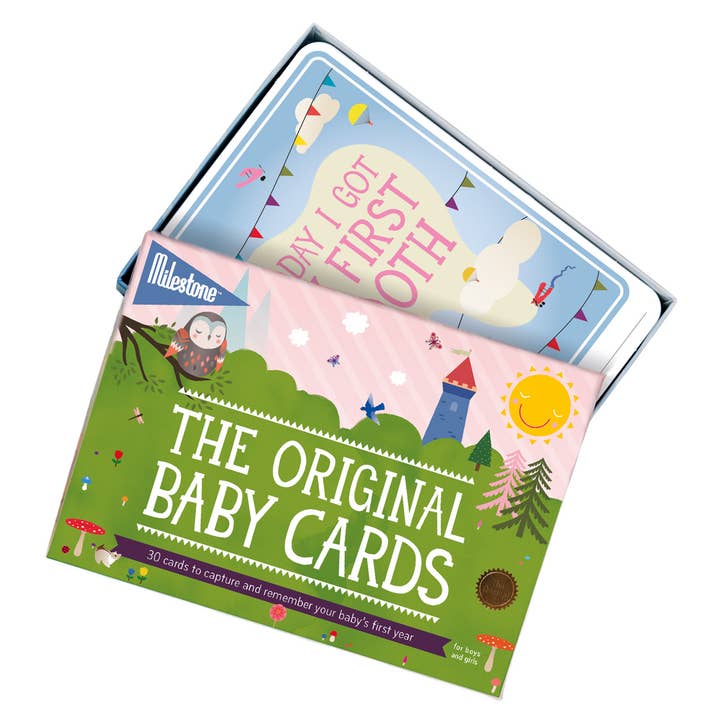Milestone® – wholesale Milestone art/keepsake – Child & baby – The Original Baby Milestone Cards - 6 sets in counter displa