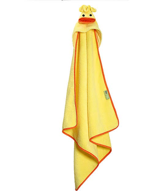 ZOOCCHINI - Wholesale Hooded Towel - Kids & Baby - Baby Snow Terry Hooded Bath Towel Pud. Duck 0-18M1