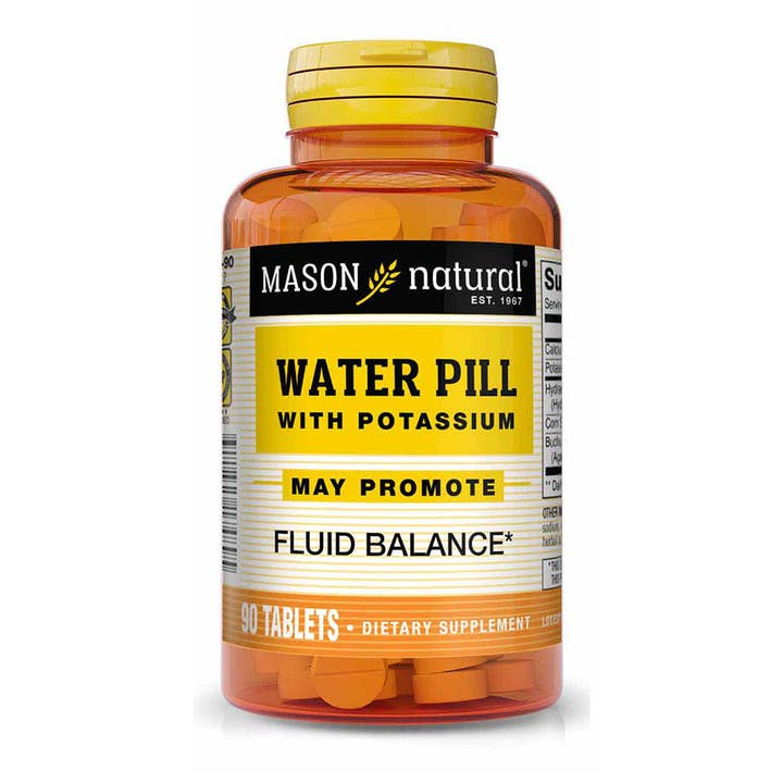 WATER PILL WITH POTASSIUM TABLETS for wholesale by Mason Natural